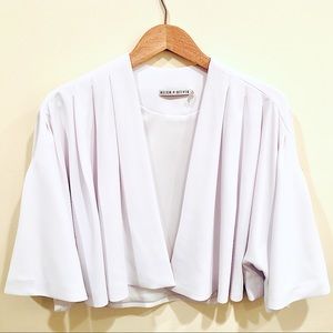 NWOT Alice + Olivia Cape Cropped Jacket